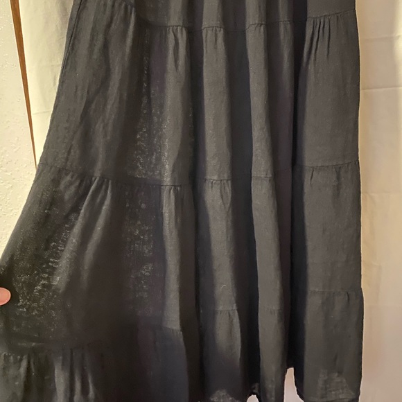 Tempo Paris Black Tiered Maxi Skirt - Picture 2 of 3